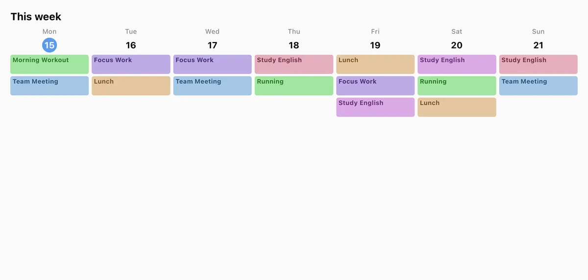 This Week, Extra large (iPad)