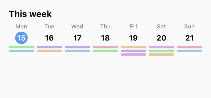 This Week, Medium