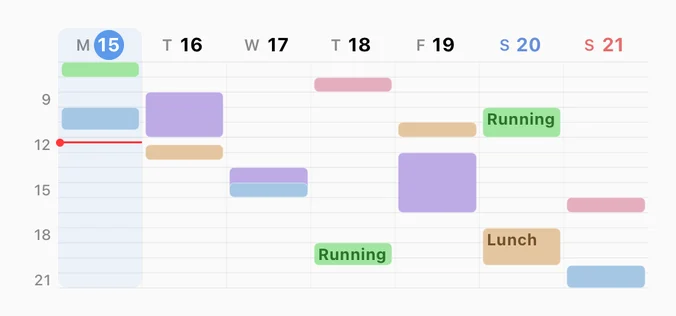 This Week Timetable, Medium